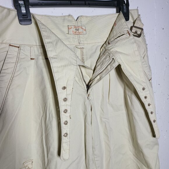 Polo Ralph Lauren Womens Cargo Ankle Denim Jeans Size 6 Y2K Baggy Vintage Gorp - Picture 11 of 13